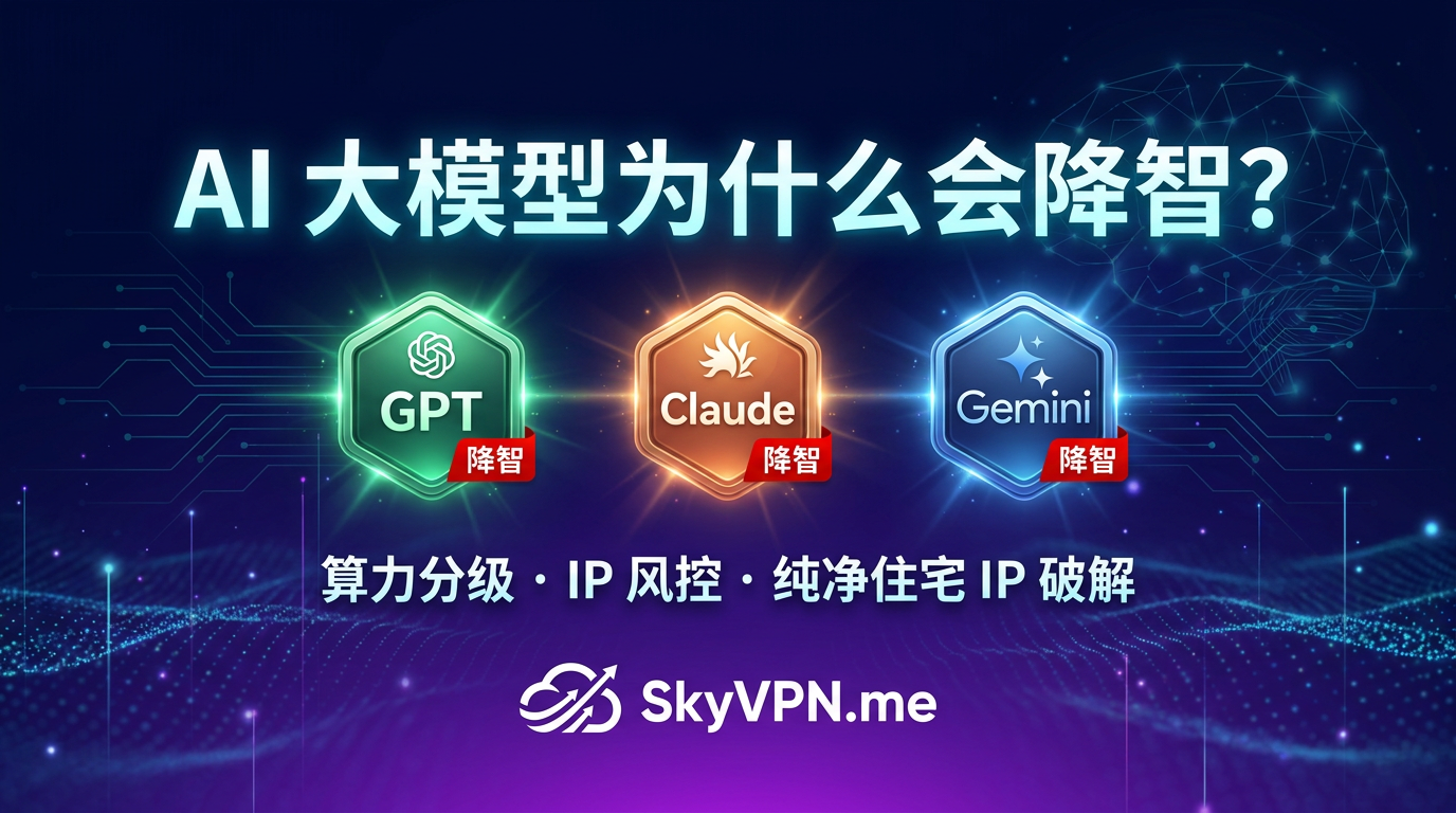 AI 大模型 GPT/Claude/Gemini 为什么会降智？如何解决降智问题？
