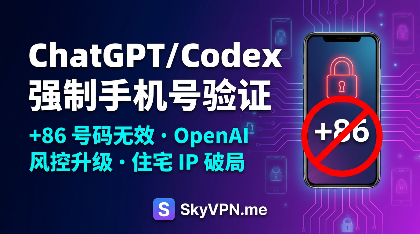 ChatGPT/Codex 开始强制要求用户验证绑定手机号