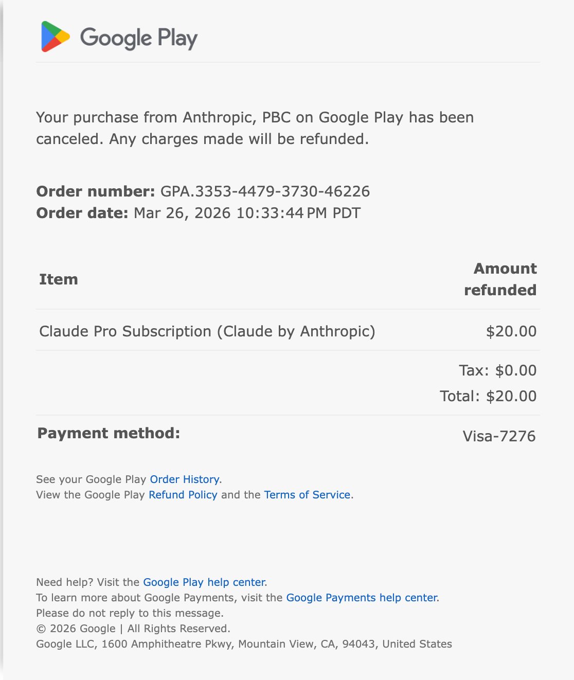 Claude 账号被封禁的界面