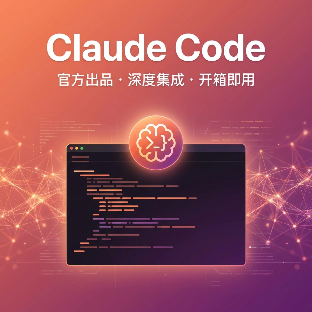 Claude Code - 官方出品 · 深度集成 · 开箱即用