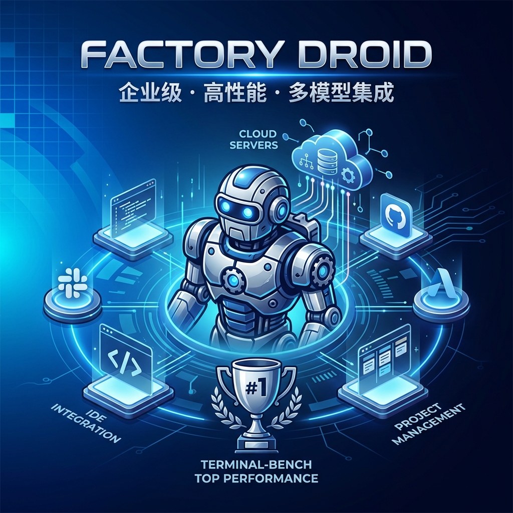 Factory Droid - 企业级 · 高性能 · 多模型集成